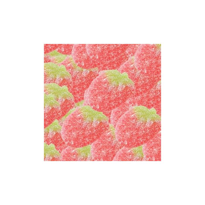 aardbeien snoepjes, gesuikerde aardbeien