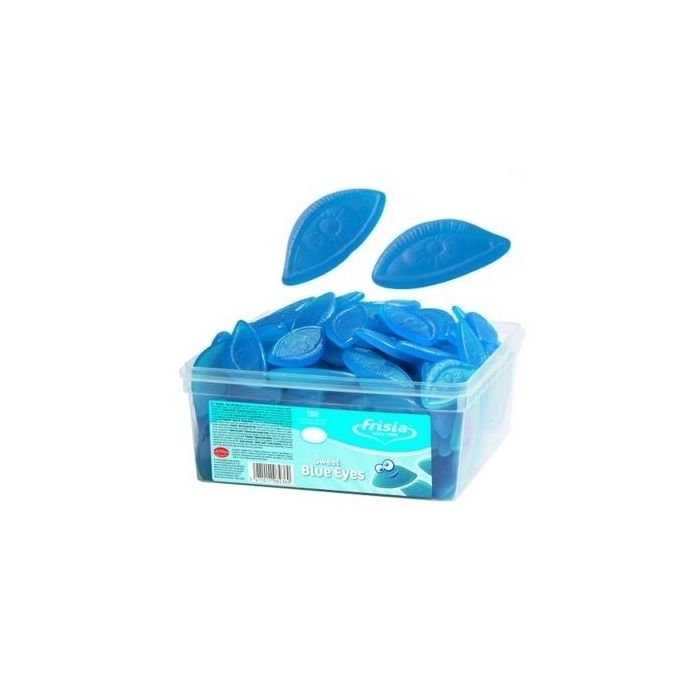blauwe ogen, ogen snoep; blauwe ogen snoep