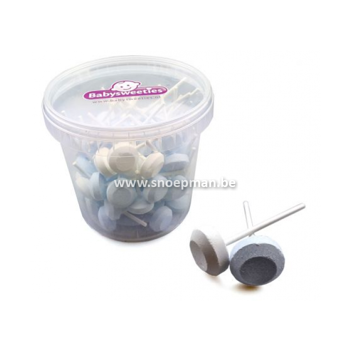 dextrose lollies blauw wit