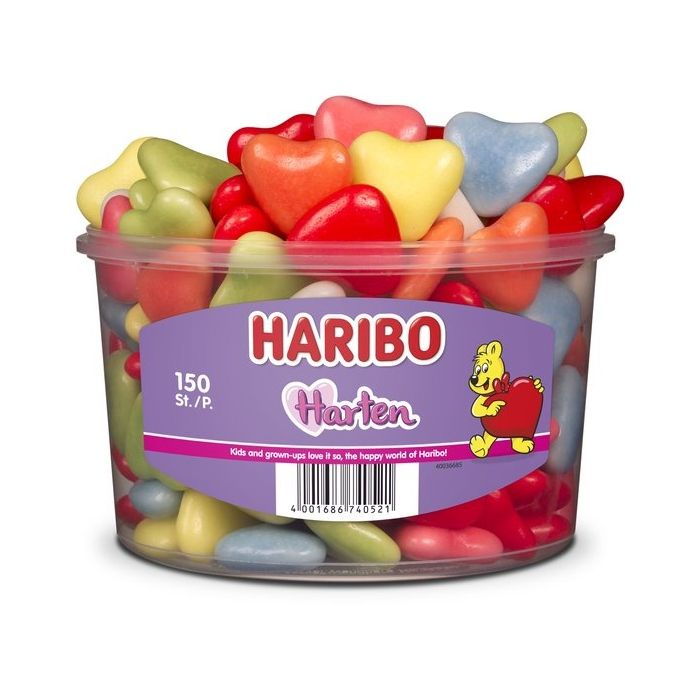 Haribo Gekleurde hartjes
