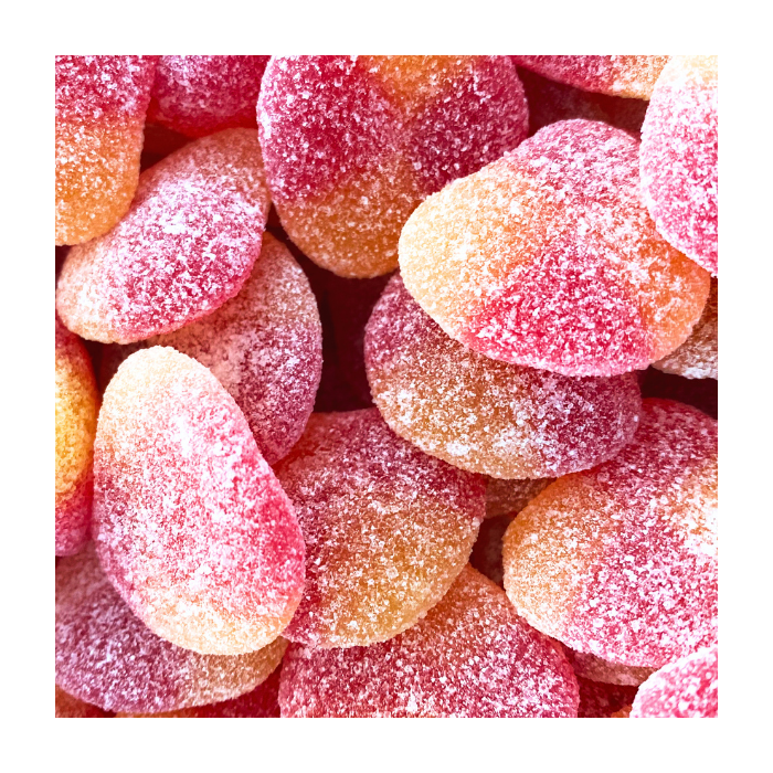 Haribo perziken, perzik Haribo, haribo perziken ingredienten, perziken Haribo