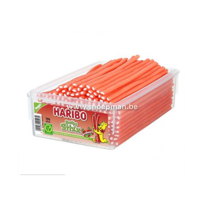 haribo stixx,haribo stixx aardbei,haribo rode staafjes, haribo balla balla kopen