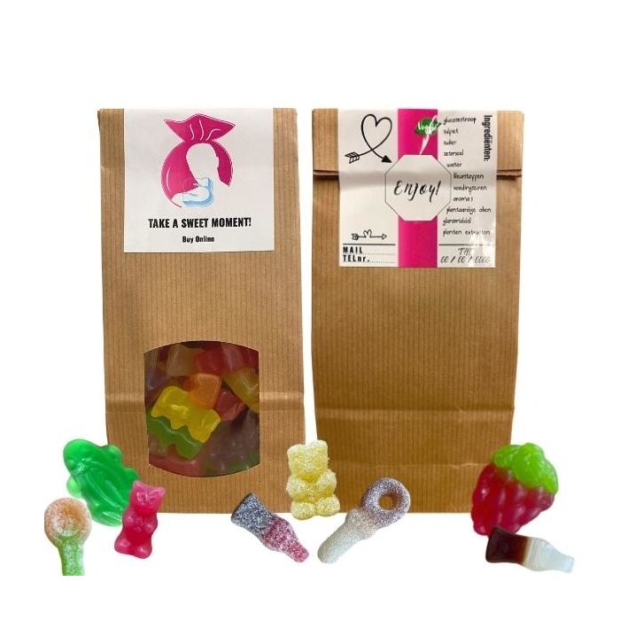 KRAFT keuze snoep label personalisatie