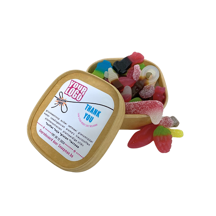 Kraft snoeppot personalisatie labeling(2)