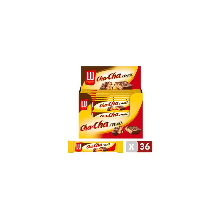 lu cha-cha maxx chocolade koeken melkchocolade 34,3 gr