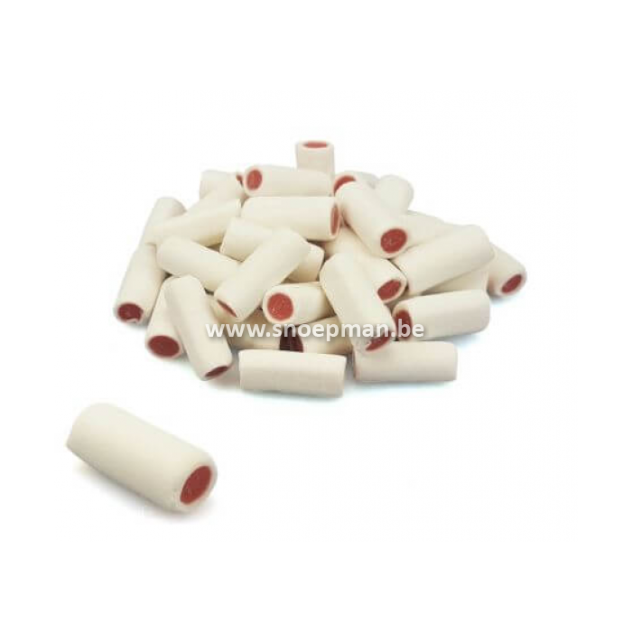 snoepjes rood wit, snoep staven, aardbeiensmaak, aardbeienstaafjes