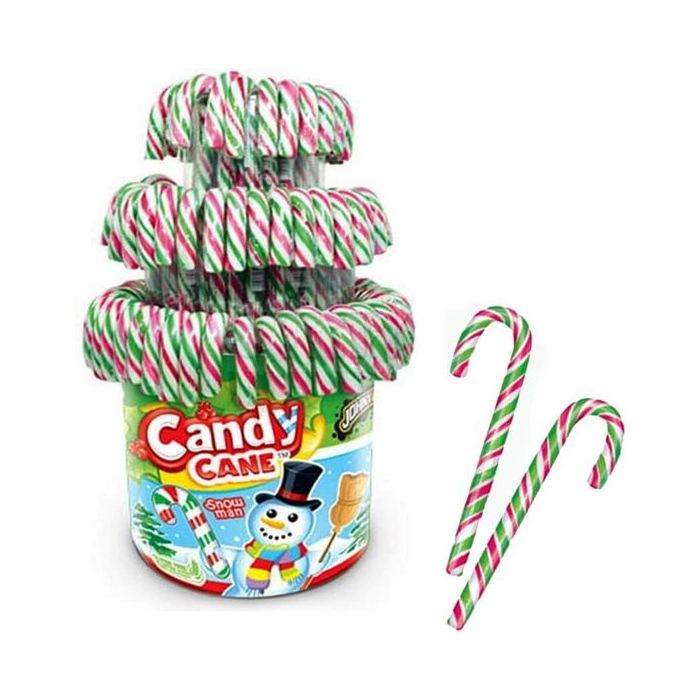 snoepman candy canes, kerst snoep stokken, johny bee