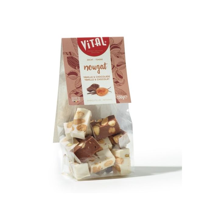 vanille en chocolade, nougat, nougat vital