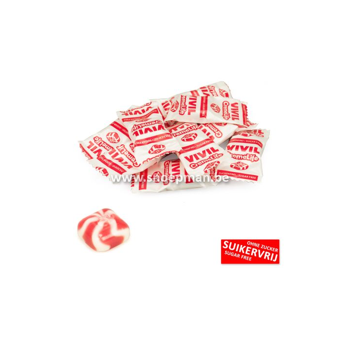 VIVIL Aardbei snoepjes suikervrij