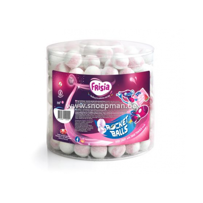 zure bollen snoep, watermeloen snoep, rocketballs
