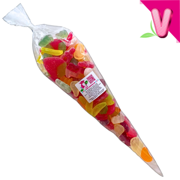 Goedkoop veggie snoep aankopen in zakken van 400gr