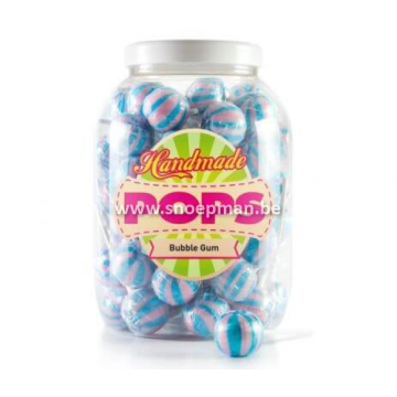 Handmade lollies bubble gum