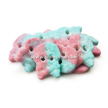 Dizzy Skulls van Bubs in een puntzakje