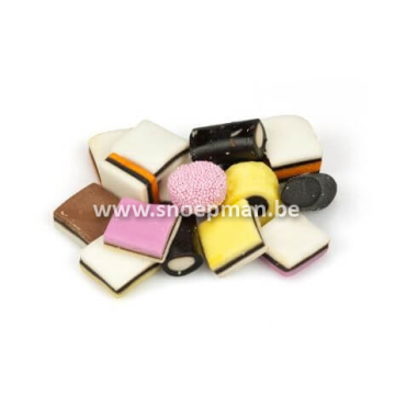 Engelse drop mix per kilo kopen bij snoepman.be