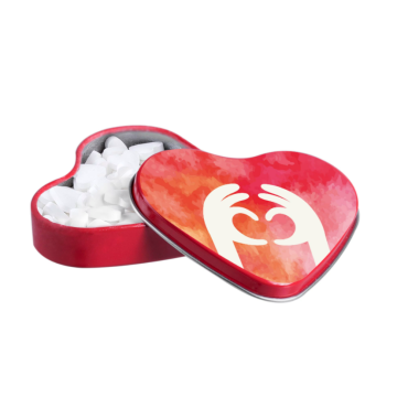 Hartenblikje 23 gram gebruiken als promotiemateriaal?