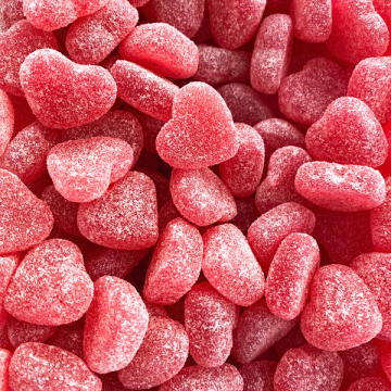 Hartjes Haribo met Frambozensmaak