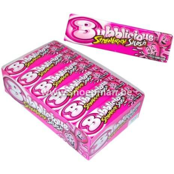 Kauwgom aardbei Bubblicious  per stuk of per doos