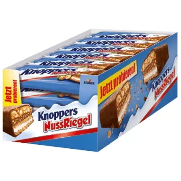 knoppers chocolade reep met noten online bestellen!