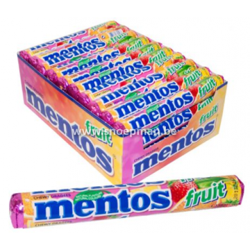 Mentos fruitrol per stuk