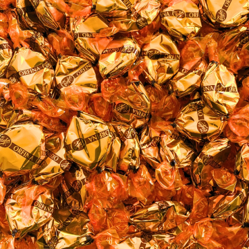 Orfina goudtoffees in bulk of kleine verpakking