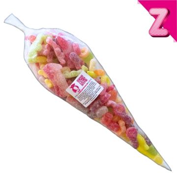 Snoepzakjes 300gr met zure snoepjes bestellen?