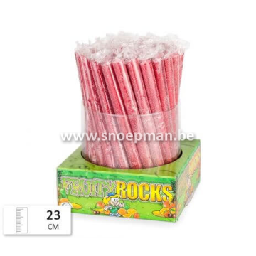 Rode snoepstokken met een suikerlaagje