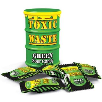 Toxic Waste Drum Green Sour Candy