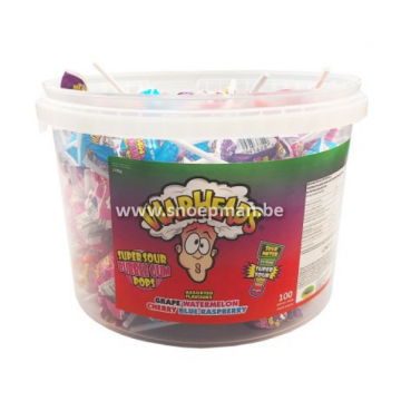 Koop Warheads Super Sour Bubblegum Pop 21 gr. bij snoepman.be
